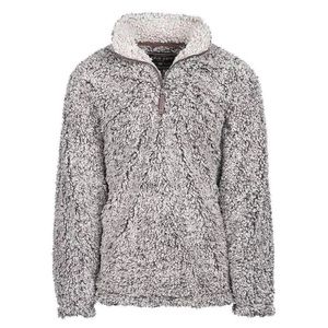 Grey True Grit sherpa
